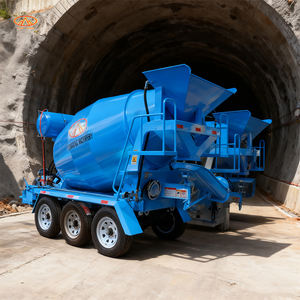 Mini-Betonmischwagen 1.5m³ – Zementmischer für den Bau – 2 Kubikmeter Mini-Betonmischer-Anhänger – Preis - Product Image 1