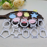 Taglio metallo Design personalizzato muore in acciaio al carbonio goffratura modello stencil in metallo per Scrapbooking e cartmaking