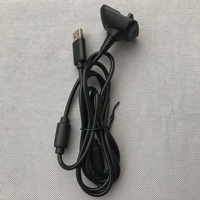 Câble de charge USB en cuivre pur avec matériau PVC et 2 noyaux en ferrite pour manette de jeu 360 modèle YT-062