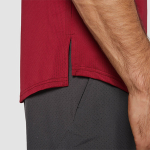 Đồng bằng bông TEE Áo sơ mi tùy chỉnh bán buôn người đàn ông <span class=keywords><strong>70</strong></span> Polyester 30 bông phòng tập thể dục nhanh khô tập thể dục T-Shirt - Product Image 5