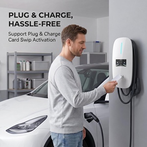 Chargeur mural intelligent Huinengzhi Coca 7KW 32A avec contrôle par application, nouvelle <span class=keywords><strong>borne</strong></span> de recharge domestique pour véhicules <span class=keywords><strong>électrique</strong></span>s, interface Type 2, câble de 5 m, garantie de 2 ans, compatible avec les voitures BYD - Product Image 4