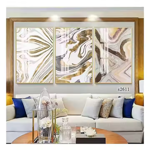 Sang Trọng Hiện Đại Pha Lê Sứ Tường Nghệ Thuật Sơn Tùy Chỉnh Kích Thước Trừu Tượng Hình Ảnh In Với Động Vật Trong Màu Nước Phong Cách - Product Image 1