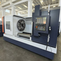 Torno CNC de Alta Precisión CK61125 con Sistema GSK/Fanuc, Torno Horizontal de Alta Resistencia para Mecanizado de Ejes Grandes