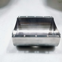 Capó de niobio curvado a medida con brida, 99.95% de pureza, ASTM B393, para horno de depósito de película delgada de semiconductores UHV