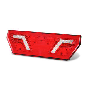 Universal 12V 24V Multi Patrón LED Camión Luz trasera Señal de giro Luz de freno trasera Lámpara de marcha atrás Remolque Camión Autobús Camper Caravana - Product Image 1