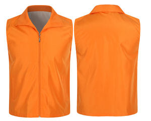 Gilet Personalizzati per Volontari Gilet Rossi per Volontari T-shirt per Eventi Uniformi da Lavoro con Loghi Stampati - Product Image 2