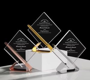 รางวัลคริสตัลแกะสลักตามสั่ง MH-NJ00729 รางวัลแก้วคริสตัล ป้ายรางวัลคริสตัล - Product Image 1