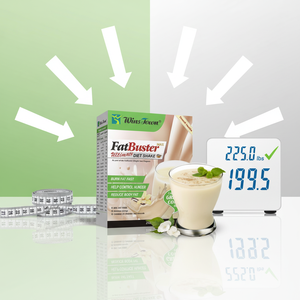 Shake Diététique Brûle-Graisse, Remplacement de Repas pour une Combustion Rapide des Graisses, Contrôle de la Faim, Amincissement Corporel avec Protéine de Lactosérum et Grains de Café Vert - Product Image 1