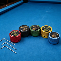 QFH-01 TAOM Porte-craie magnétique avec clip ceinture, étui à craie pour queue de billard, aimant puissant, boîte à craie Taom pour billard et snooker