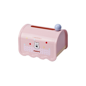 Creative Dopamine Tissue Box Cherry Blossom Pink Sky Blue Cream Yellow Multipurpose Organizer for Living Room Desktop - Product Image 4
