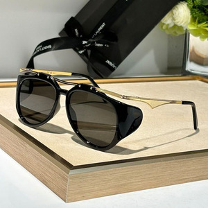 Gafas de Sol LMA LH165 de Marca de Lujo, Diseño Cuadrado, Moda para Mujer y Hombre, Montura Metálica Irregular, UV400, Alta Calidad 2024 - Product Image 1