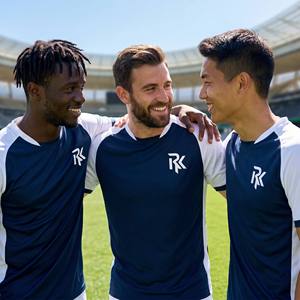 Düşük Minimum Sipariş Adedi 8 Adet Kişiselleştirilmiş Futbol Forması Özel Takım Futbol Üniformaları Amatör Kulüpler İçin Süblimasyon Baskılı Hızlı Kuruyan Antrenman Kıyafeti - Product Image 1