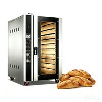 Four à convection commercial en acier inoxydable avec fonction vapeur pour les boulangeries, les hôtels et les restaurants, pour leurs besoins en pâtisserie