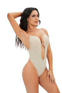 Faja Moldeadora al por Mayor: Body Invisible con Tanga y Escote Pronunciado en U para Levantamiento de Glúteos - Product Image 6