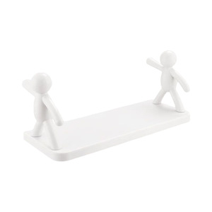 Estante de Almacenamiento de Pared, Plástico, Blanco, Gris, Negro, Multiusos, Sin Taladro, para Baño, Cocina, Hogar - Product Image 5