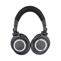 Headphone Studio Monitor Profesional Nirkabel M50xBT Over-Ear dengan Driver 45mm 38 Ohm untuk Rekaman, Mixing, DJ, dan Podcast