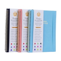Carnet à spirale A5 personnalisé en cuir PU, ligné, imprimé, nouvelle tendance, pour le bureau et les affaires