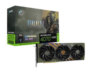 GeForce RTX 4070 Ti SUPER 16G GAMING SLIM STALKER 2 EDITION สำหรับการประมวลผลประสิทธิภาพสูงและการเรียนรู้เชิงลึก A-SUS TUF Gaming - Product Image 2