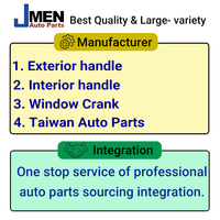 Jmen – poignée de porte extérieure pour FIAT PUNTO EVO STILO, intérieur, extérieur, hayon intérieur de voiture, pièce Auto