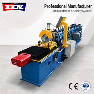 Máquina perfiladora Omega para fabricación de quillas de acero ligero, equipo de conformado de canales tipo sombrero para techos de paneles de yeso - Product Image 5
