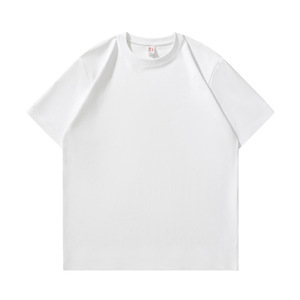 T-shirt de travail personnalisé à col rond, couleur café noir, en coton uni, fin, pour les loisirs, à manches courtes, pour l'été, pour les employés - Product Image 4