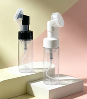 Bouteilles à pompe moussantes roses et blanches pour nettoyant visage cosmétique, savon pour cils, mousse 30 50 60 80 100 120 150 180 200 250 300ml