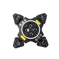 Projecteur de scène LED laser DMX512 RGBW - Lumière DJ disco télécommandée pour église et fête - Best-seller transfrontalier