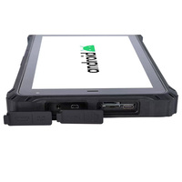 Tablet PC Resistente de 10.1'' con Android 15, Pantalla de 700cd/m2, 4G LTE, WIFI, Puerto RJ45/USB2.0/RS232, NFC, Lector de Huellas Dactilares/Escáner de Código de Barras 2D, UHF RFID