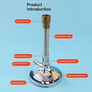 Chalumeau à gaz en alliage de zinc et cuivre, instrument expérimental de laboratoire pour gaz naturel - Product Image 2