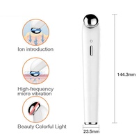 Nieuwe Design Hoge Frequentie Vibrerende Oogmassagepen 3 Kleuren Licht Anti-rimpel Zwellingverwijderaar Oogverzorging Elektrische Oogmassage Wand