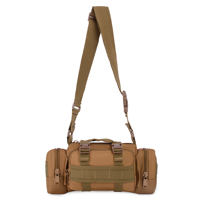 Waterproof Camouflage Camera Video Bags Customized Logo Big Camera Waist Pack 10 Liter Tactical Pouches Zipper Hasp Closure