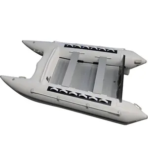 430cm 6 persons inflatable high speed aluminum catamaran boat