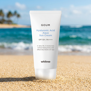 Whitree Goum Hyaluronic Acid Aqua Sun <b>Cream</b> High SPF Sunscreen <b>Sunblock</b> Skin Care Whitening Protects Your Skin - Product Image 2