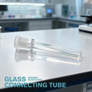 Tubo de Conexión de Vidrio de Grado Laboratorio con Junta de Aplastamiento Estándar, Vidrio de Laboratorio Resistente al Calor para Experimentos Químicos - Product Image 4
