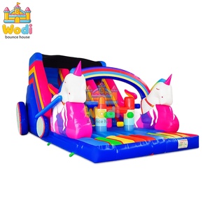 Tobogán Inflable Oficial de <span class=keywords><strong>Minecraft</strong></span>, Material de PVC de 0.55mm Seguro para Niños, Resistente a Desgarros y Rayones, para Fiestas y Eventos Temáticos - Product Image 2