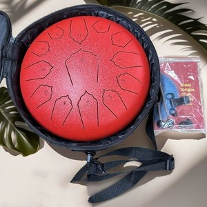 Tambor de Lengüetas de Acero de Alta Calidad de 12 Pulgadas y 13 Tonos, Tambor de Lengüetas sin Complicaciones, Instrumento Musical de Percusión Handpan - Product Image 5
