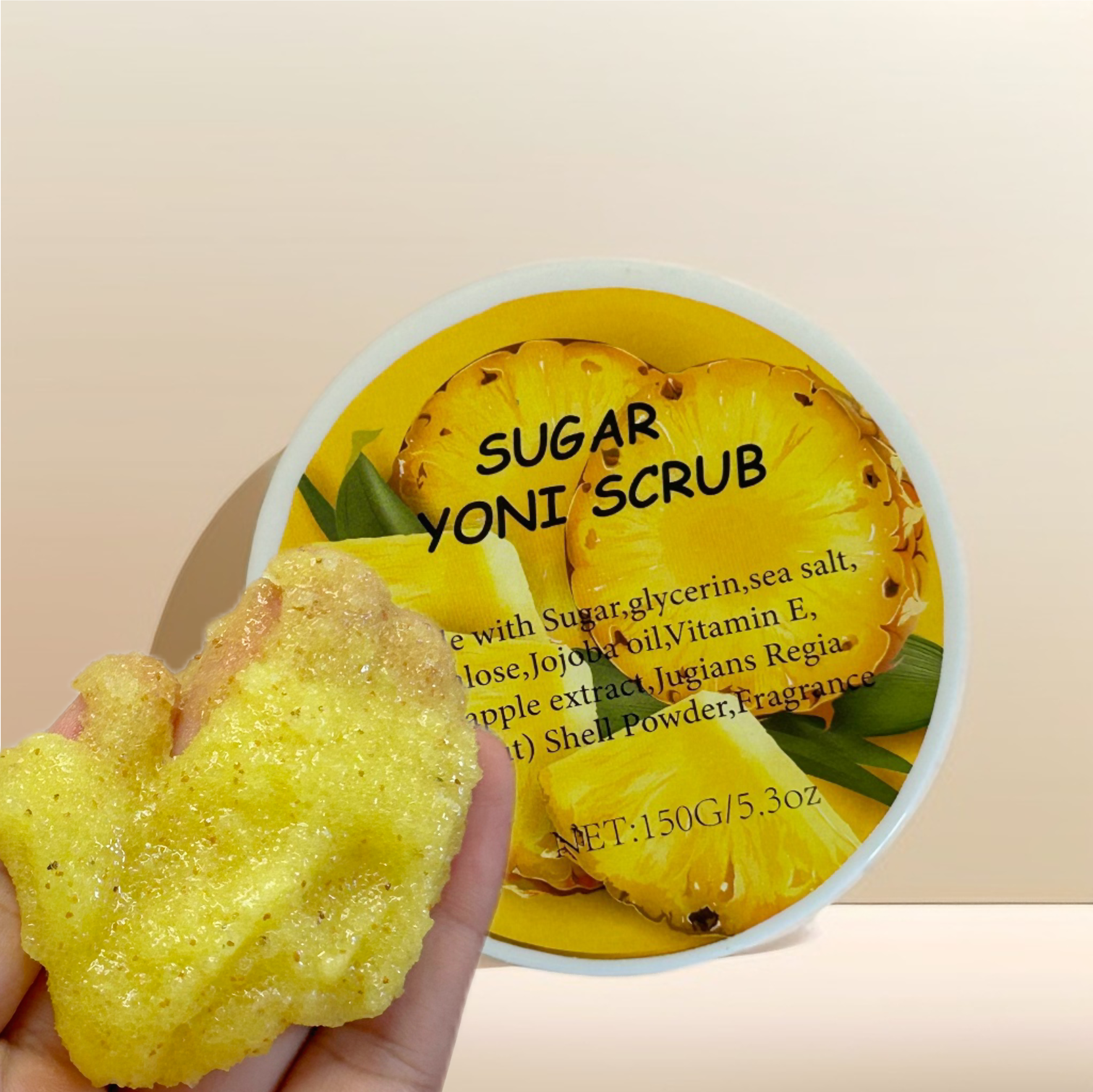 Pineapple Yoni sugar scrub