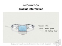 Bague pour femme en argent Sterling 925 fantastique opale naturelle bijoux fins pour fiançailles de mariage véritable accessoire Anel