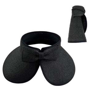 Sombreros de Paja para Mujer al por Mayor, para Playa, Verano, con Ala Ancha Enrollable de 13 cm, Visera para el Sol, Alta Calidad, Precio Bajo, Deportes al Aire Libre - Product Image 5