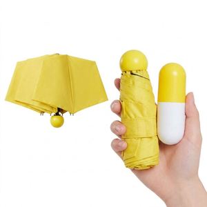 Nouvelle Arrivée Parapluie Capsule Pliant Cinq Volets 8K Multicolore Promotion Parapluies Vente en Gros - Product Image 2