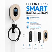 Borne de recharge murale intelligente WiFi 11 kW 16 A triphasée norme GBT pour véhicules électriques BYD GAC Aion ZEEKR XPeng