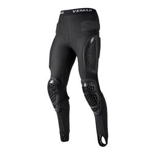 Pantaloni di armatura fuoristrada per moto pantaloni da motociclista in rete traspirante pantaloni da equitazione resistenti all'abrasione protezione per le ginocchia - Product Image 1