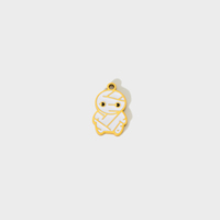 Halloween Pâques Charmes En Acier Inoxydable Émail Fantôme Squelette Oeil Magicien Pendentifs DIY Accessoires pour la Fabrication de Bijoux
