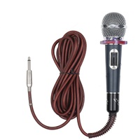 Microphone de karaoké filaire professionnel avec haute sensibilité pour le chant en studio à domicile