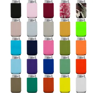 Soft Can Cooler Insulated Can Covers Holder Custom Print Blank Sublimation Beverage Sleeve For Bachelorette Party Drink Cooler
