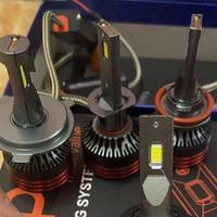 P8M 130W 12000LM H3 H4 H7 9005 9006 Ampoules de Phares LED Super Lumineuses Haute Puissance pour Voitures et Véhicules