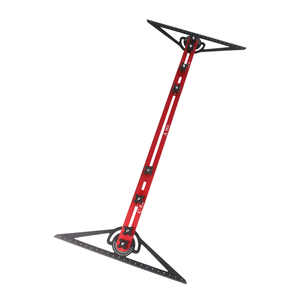 2025 nouvel outil <span class=keywords><strong>de</strong></span> jauge d'escalier en aluminium, règle pliante multifonction avec écrou <span class=keywords><strong>de</strong></span> blocage pour la mesure des escaliers et le travail du bois - Product Image 1