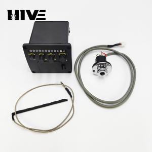 Préampli égaliseur <span class=keywords><strong>2</strong></span> bandes HIVE pour <span class=keywords><strong>guitare</strong></span> acoustique AEQ-2T avec accordeur et égaliseur piézo - Product Image 6