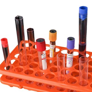 Soporte rectangular reutilizable para tubos de ensayo Tong Sheng 50 con almohadilla de silicona para invertir tubos de centrífuga y muestras - Product Image 1