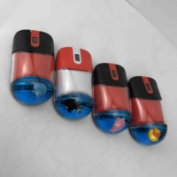 Logo personnalisé 3D flottant USB 2.4Ghz AAA batterie liquide sans fil optique Aqua ordinateur Maus Mysz souris cadeaux d'affaires promotionnels